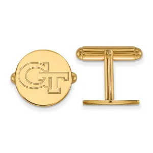 14k Gold Georgia Institute of Technology G-T Cuff Links