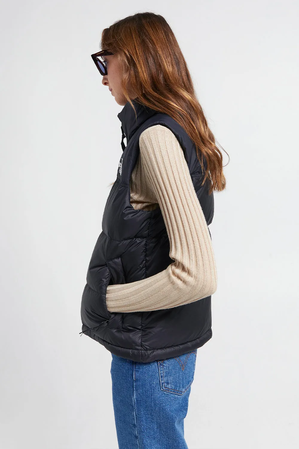 1996 Retro Nuptse Vest Recycled Black