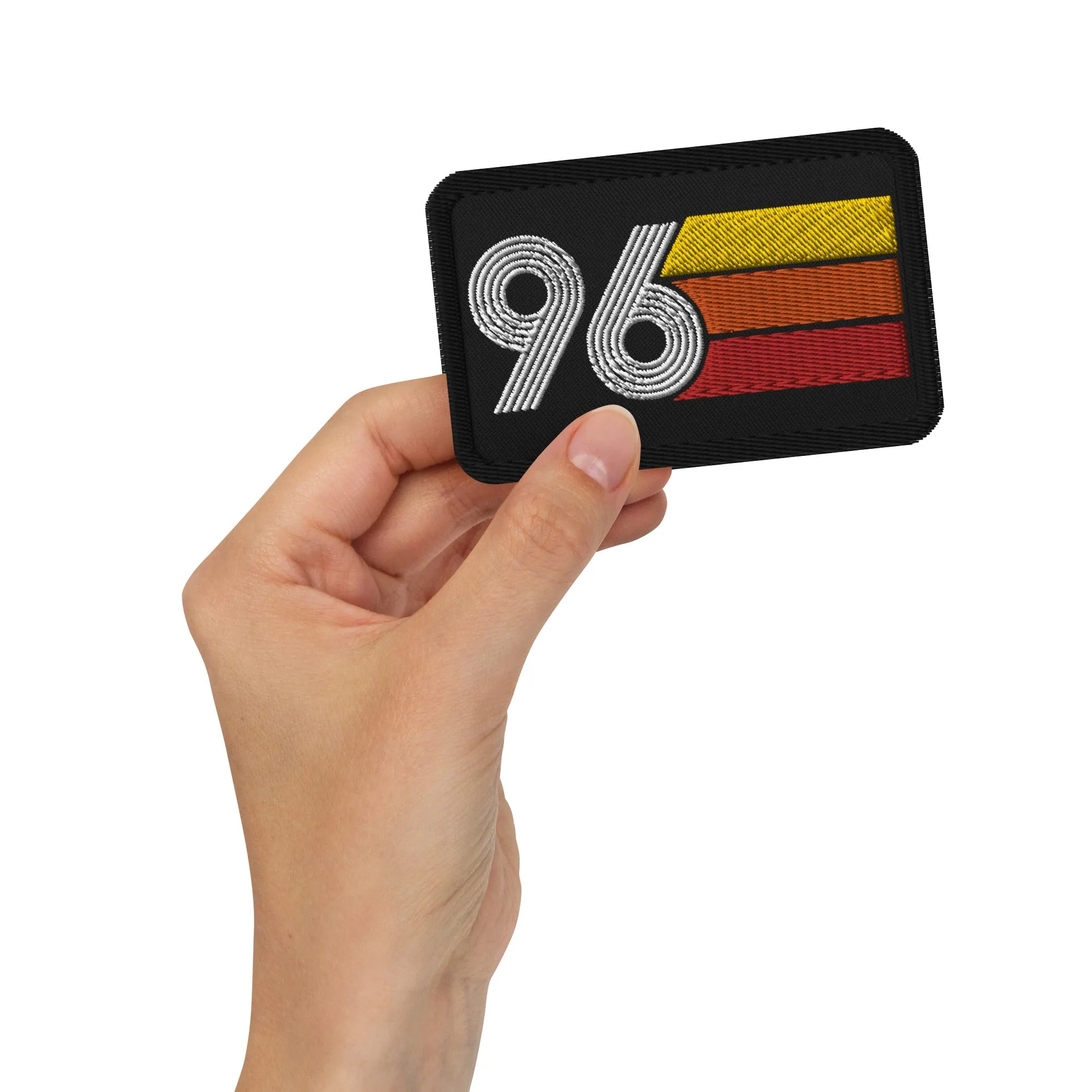 96 - 1996 Retro Birthday Year Embroidered patches