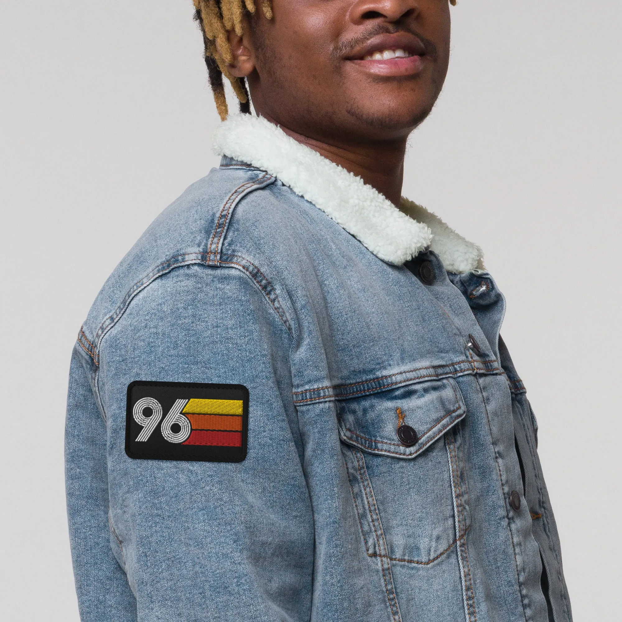96 - 1996 Retro Birthday Year Embroidered patches