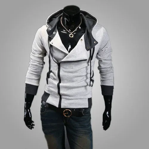 9colors M-6XL 2015 Hoodies Men Sweatshirt Male Tracksuit Hooded Jacket Casual Male Hooded Jackets moleton Assassins Creed