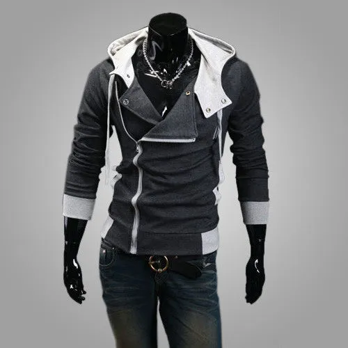9colors M-6XL 2015 Hoodies Men Sweatshirt Male Tracksuit Hooded Jacket Casual Male Hooded Jackets moleton Assassins Creed