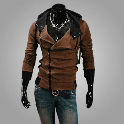 9colors M-6XL 2015 Hoodies Men Sweatshirt Male Tracksuit Hooded Jacket Casual Male Hooded Jackets moleton Assassins Creed