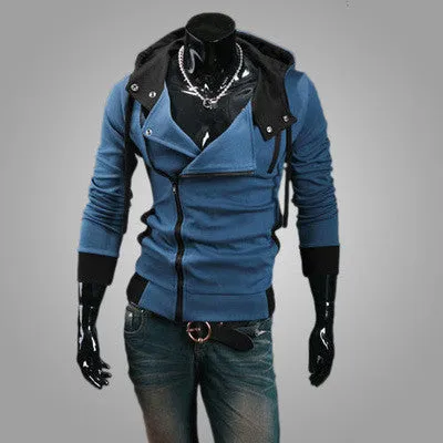 9colors M-6XL 2015 Hoodies Men Sweatshirt Male Tracksuit Hooded Jacket Casual Male Hooded Jackets moleton Assassins Creed