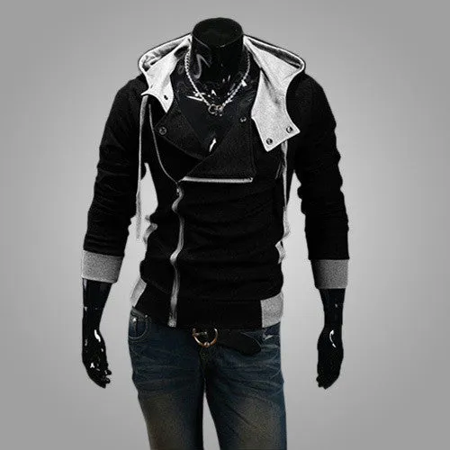 9colors M-6XL 2015 Hoodies Men Sweatshirt Male Tracksuit Hooded Jacket Casual Male Hooded Jackets moleton Assassins Creed