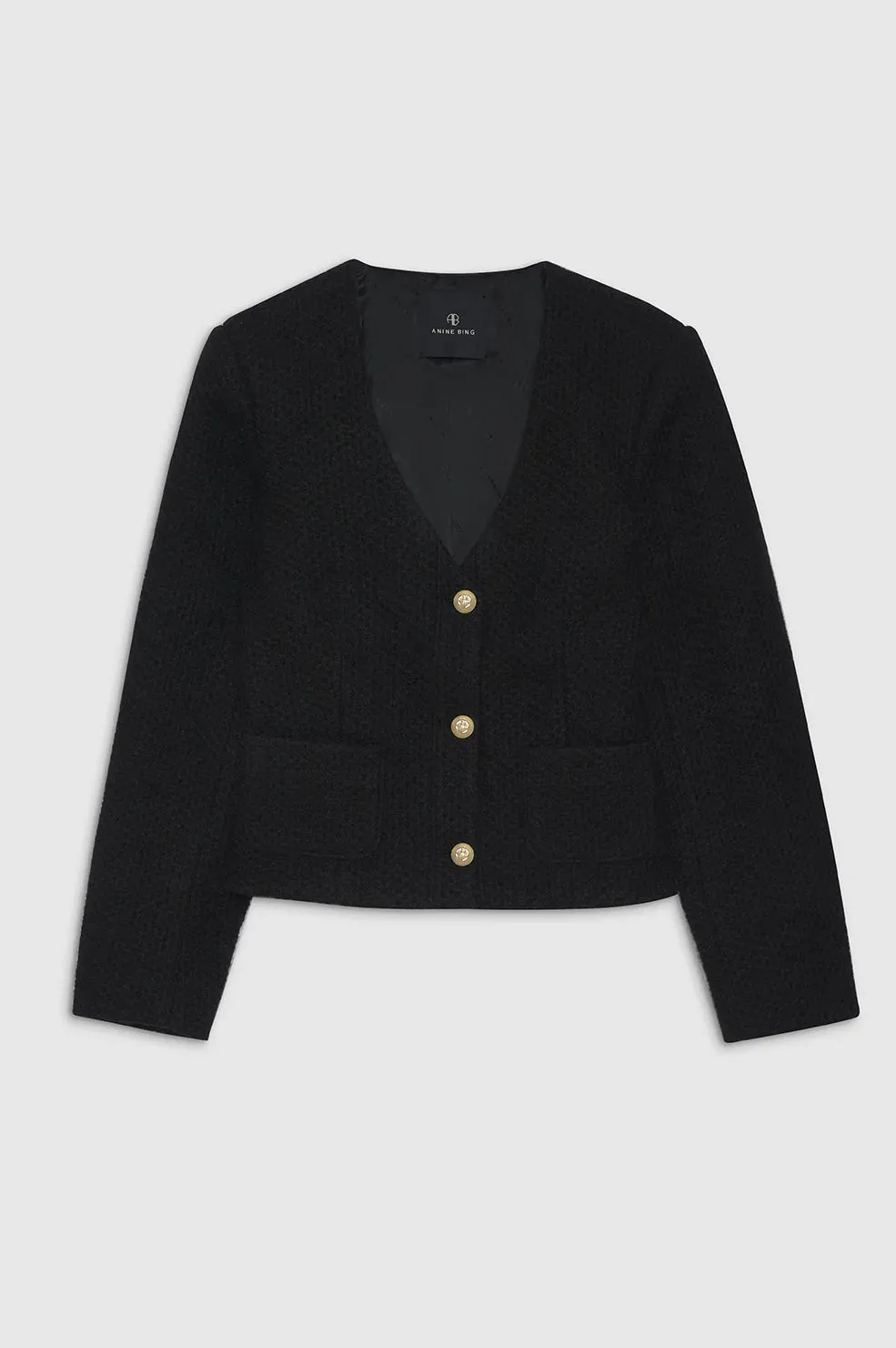 AB Anitta Jacket - Black Woven