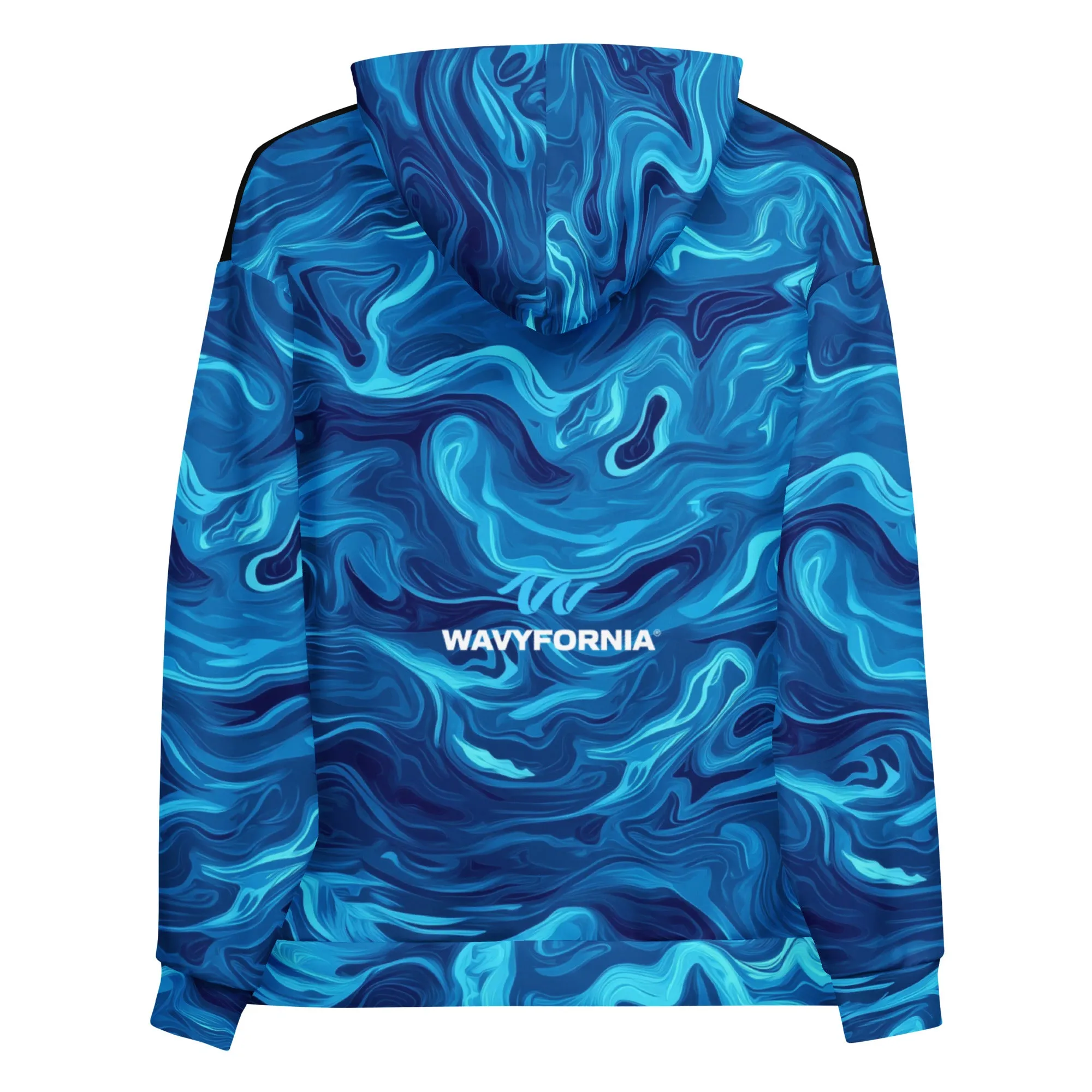Abstract Wave Hoodie
