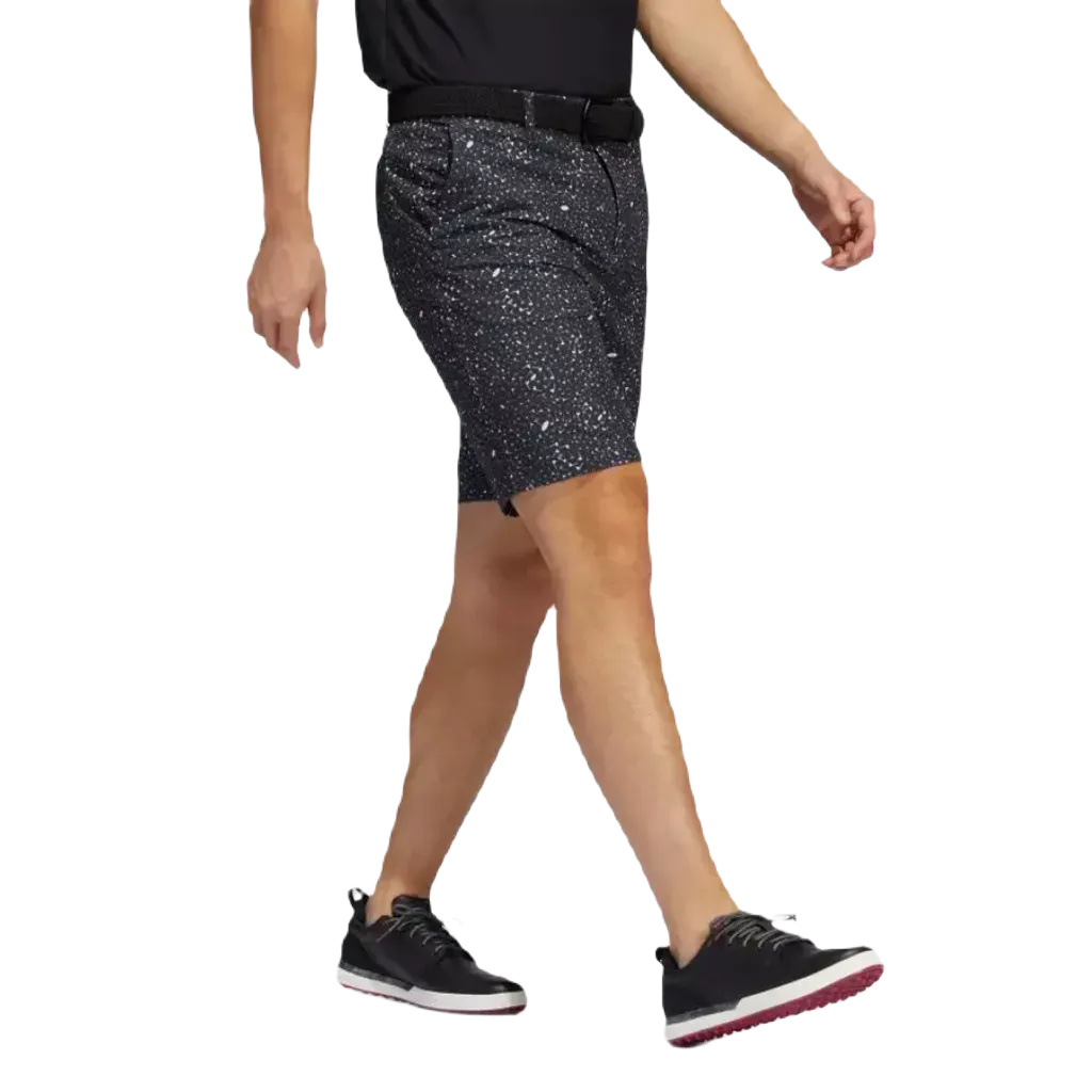Adidas Ultimate365 Flag-Print Shorts - Black