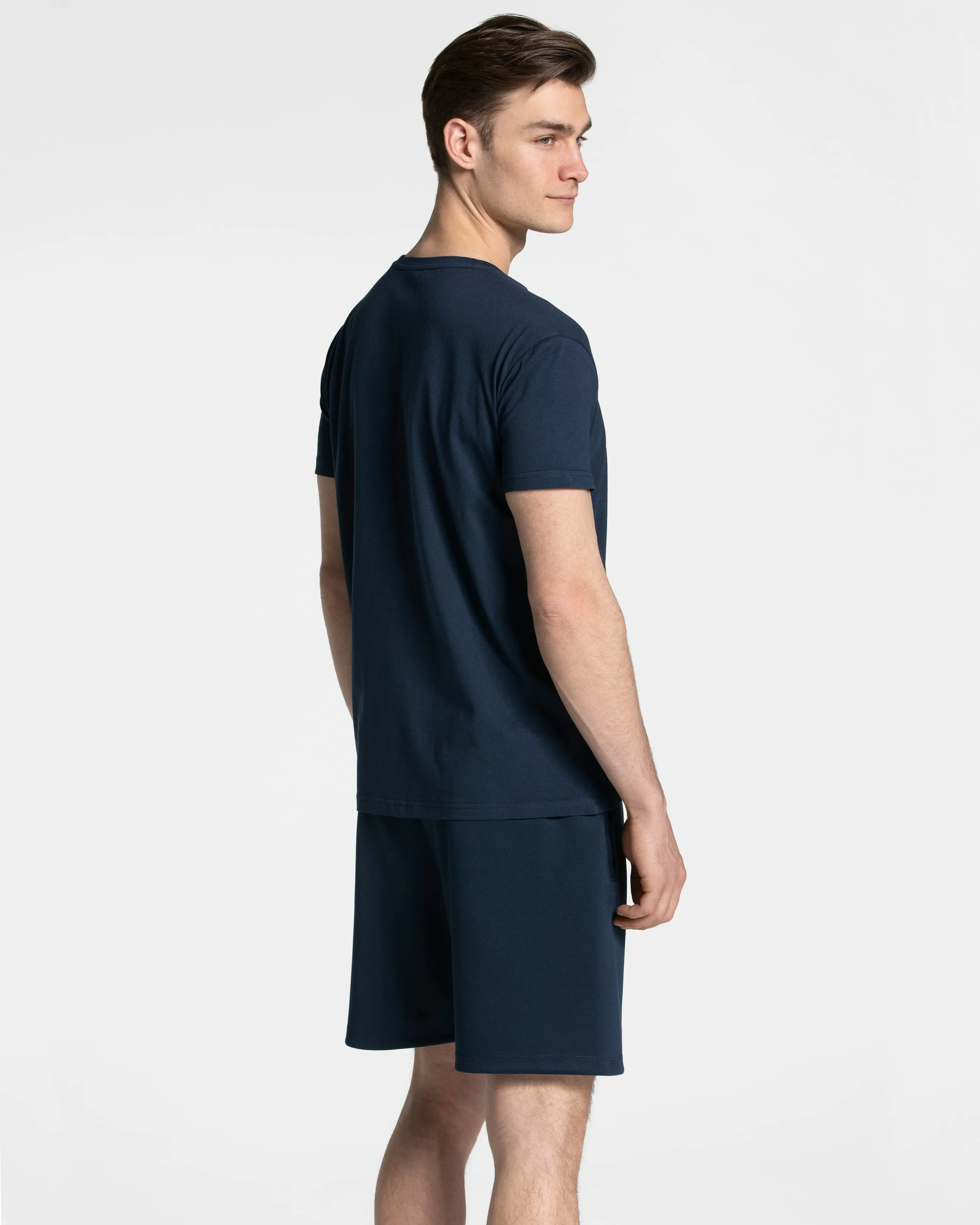 Arrival Fitted T-Shirt "Dunkelblau"