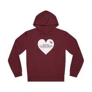 Awareness Heart - Mast Cell Activation Syndrome, Unisex Organic Drummer Hoodie, Printed