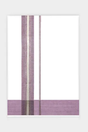 Aylan Yadav - Purple Smooth Cotton Double Layered Dhoti With Fancy Borders | Uathayam