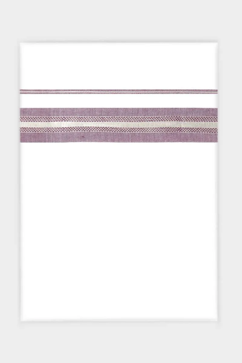 Aylan Yadav - Purple Smooth Cotton Double Layered Dhoti With Fancy Borders | Uathayam