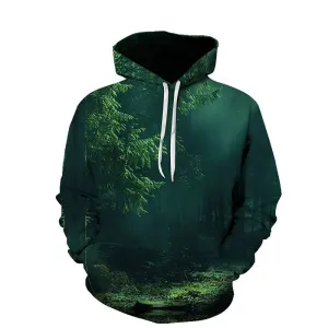 Beach Maple Leaf Couples Sport Hoodies