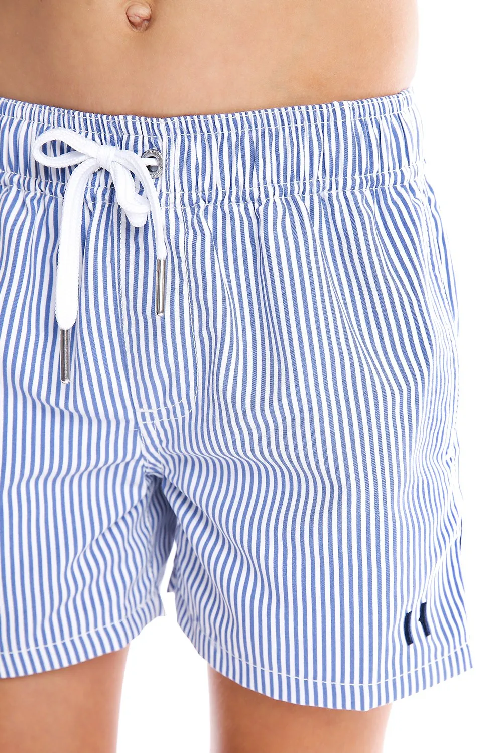 Beau Hudson Kid's Coastal Pinstripe Swim Shorts- FINAL SALE