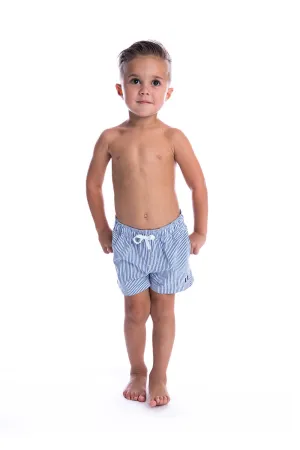 Beau Hudson Kid's Coastal Pinstripe Swim Shorts- FINAL SALE
