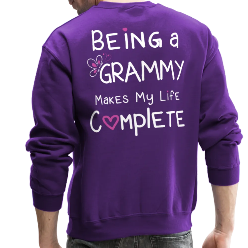 Being a Grammy Makes My Life Complete Crewneck Sweatshirt