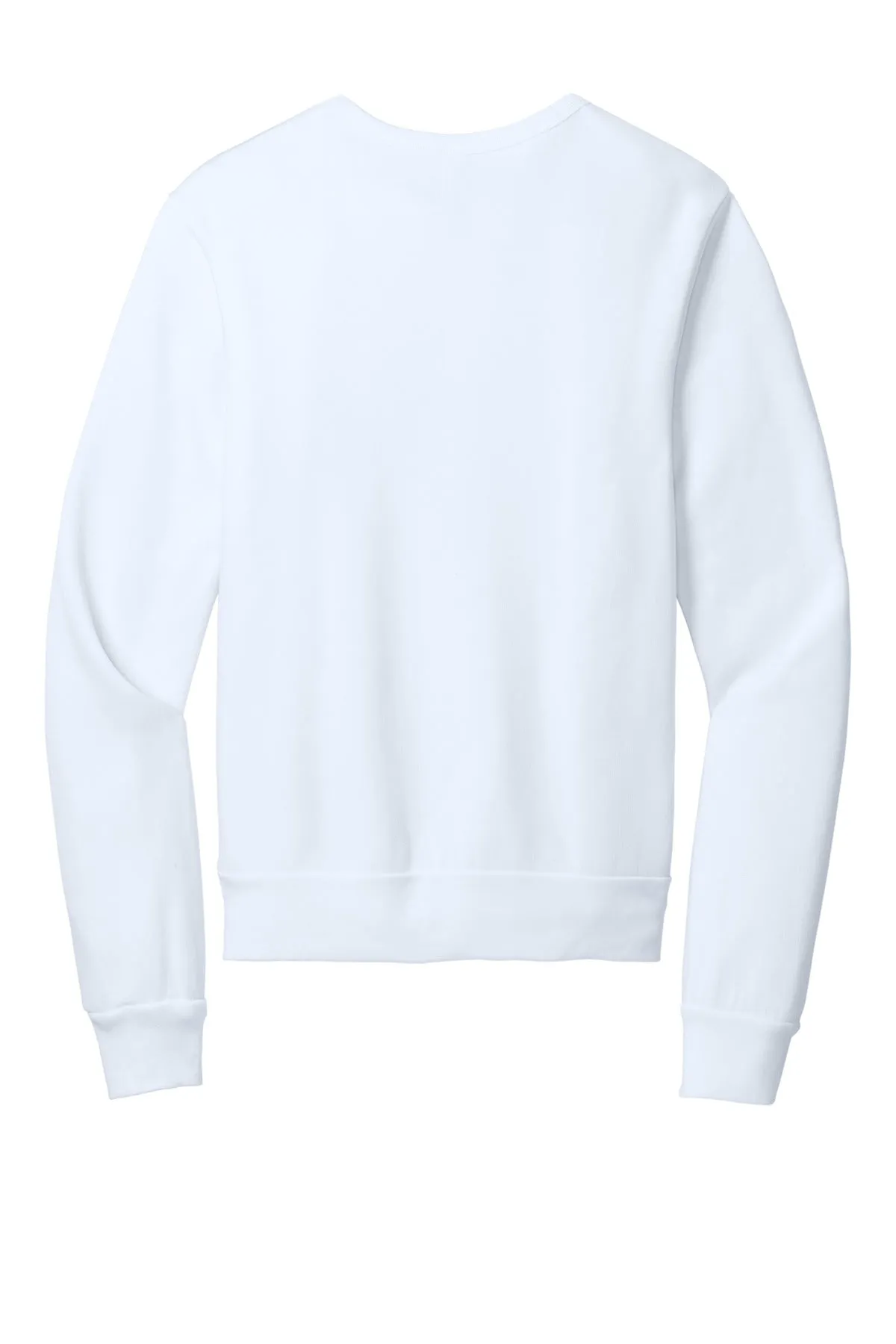 BELLA CANVAS Unisex Sponge Fleece Classic Crewneck Sweatshirt BC3911 White
