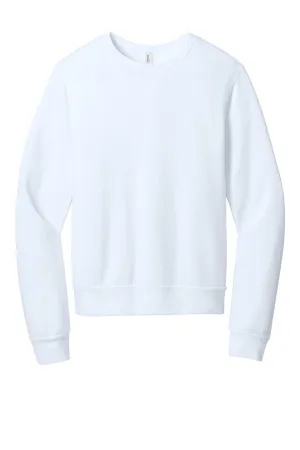 BELLA CANVAS Unisex Sponge Fleece Classic Crewneck Sweatshirt BC3911 White