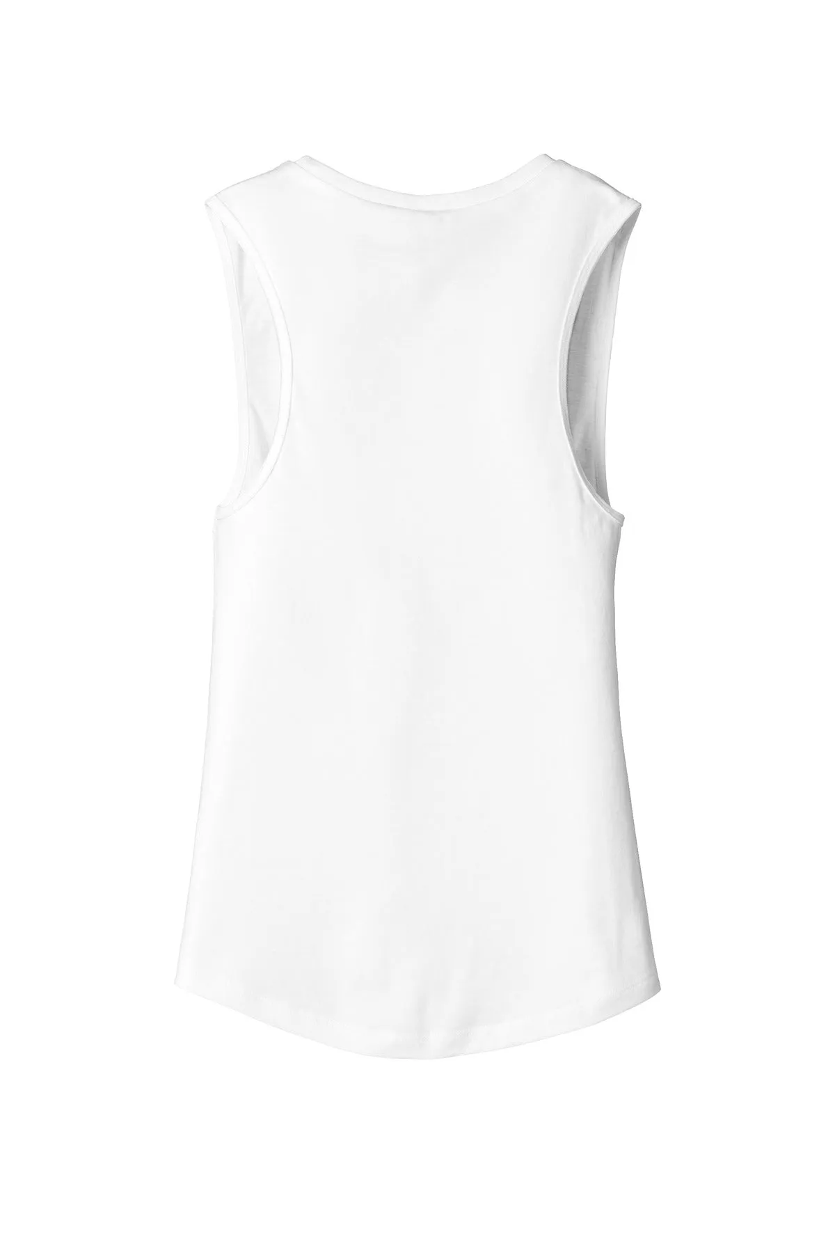BELLA CANVAS  Women's Jersey Muscle Tank. BC6003 White