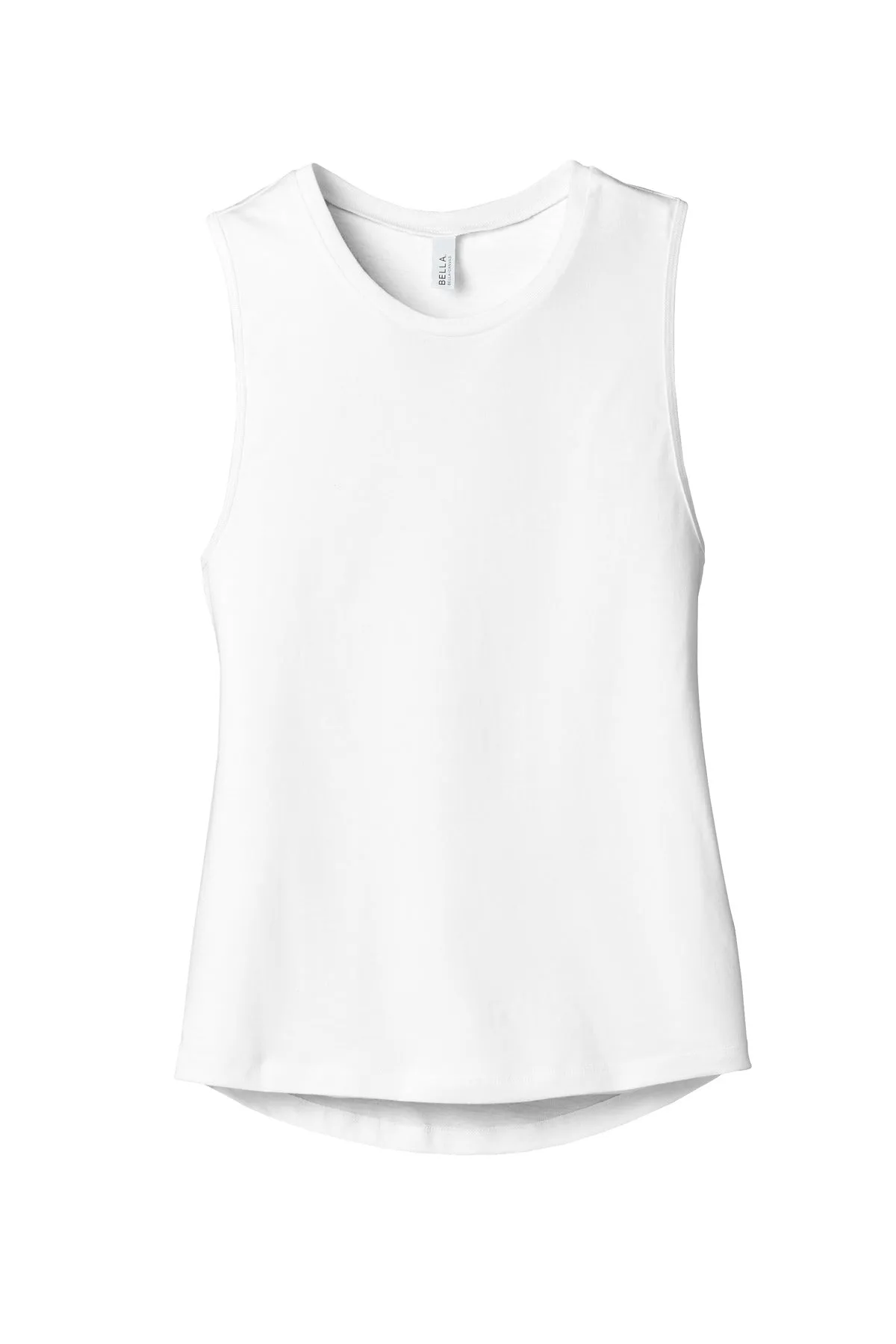 BELLA CANVAS  Women's Jersey Muscle Tank. BC6003 White