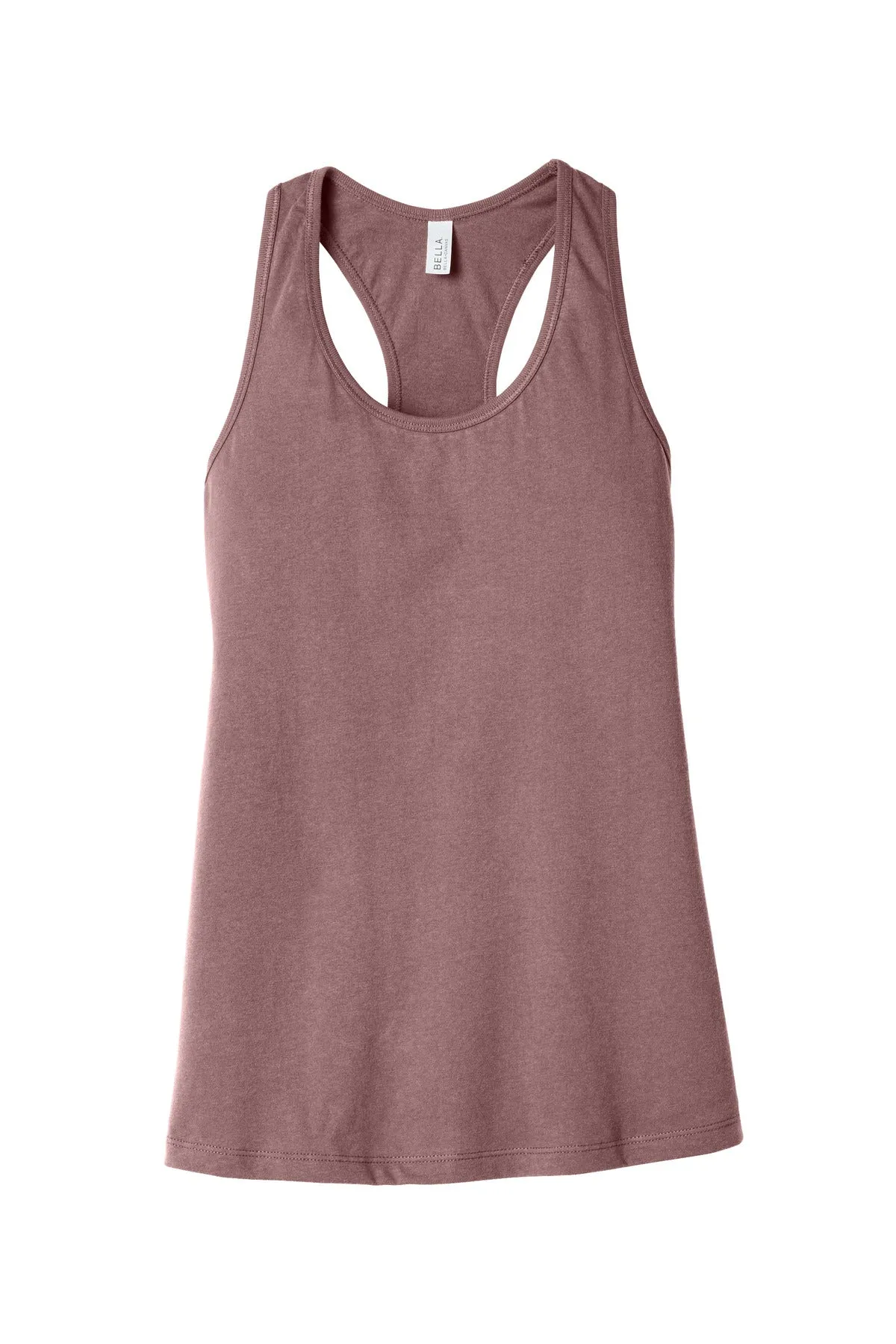 BELLA CANVAS  Women's Jersey Racerback Tank. BC6008 Heather Mauve