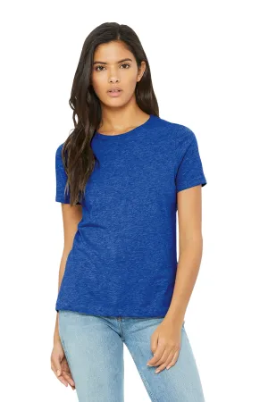 BELLA CANVAS Women's Relaxed CVC Tee BC6400CVC Heather True Royal