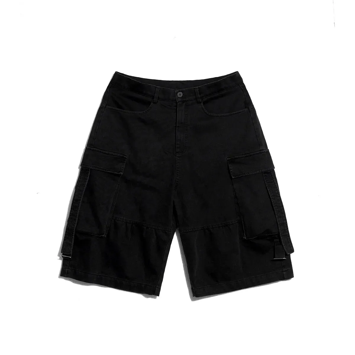 Black Cargo Shorts