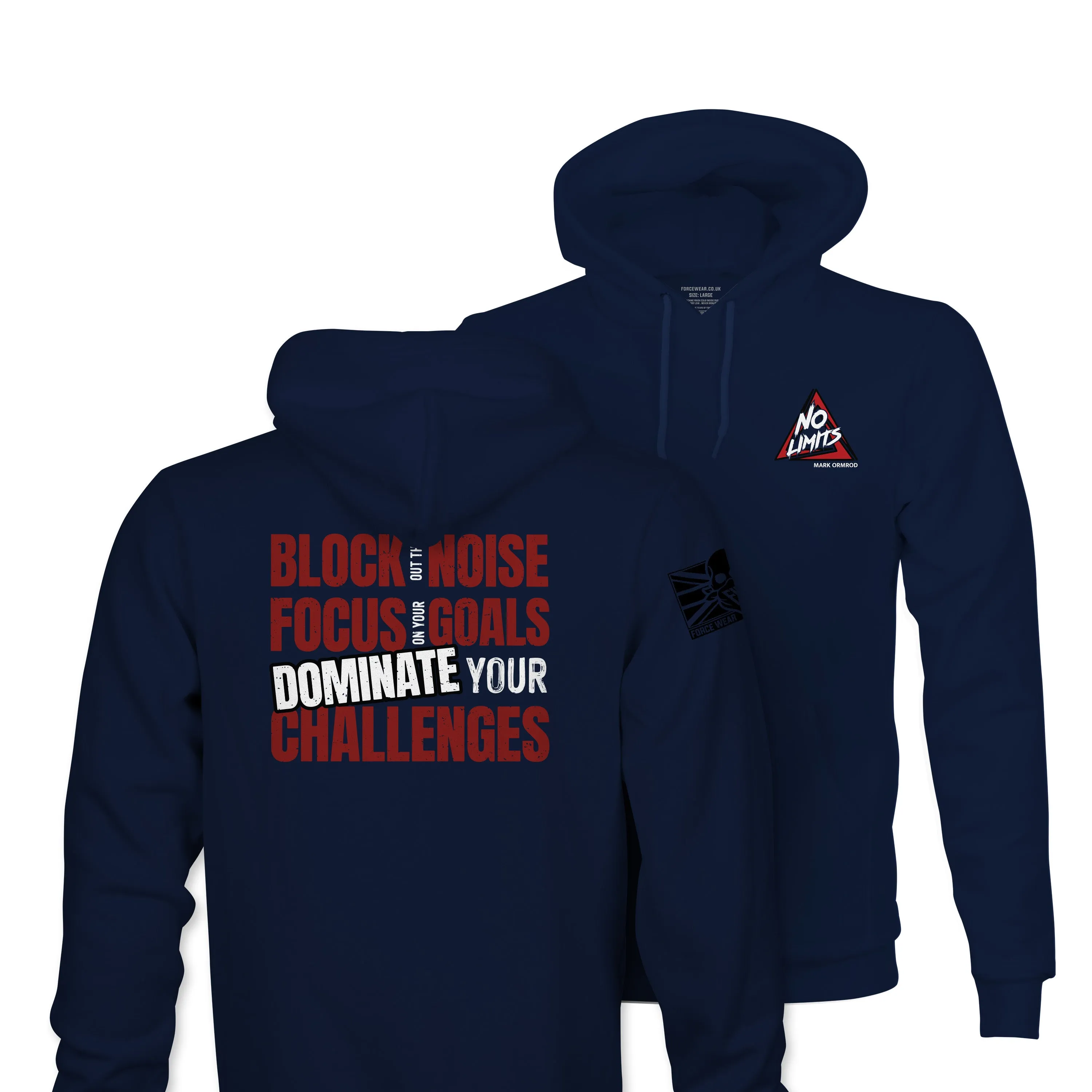 BLOCK OUT THE NOISE V2 TAG & BACK HOODIE