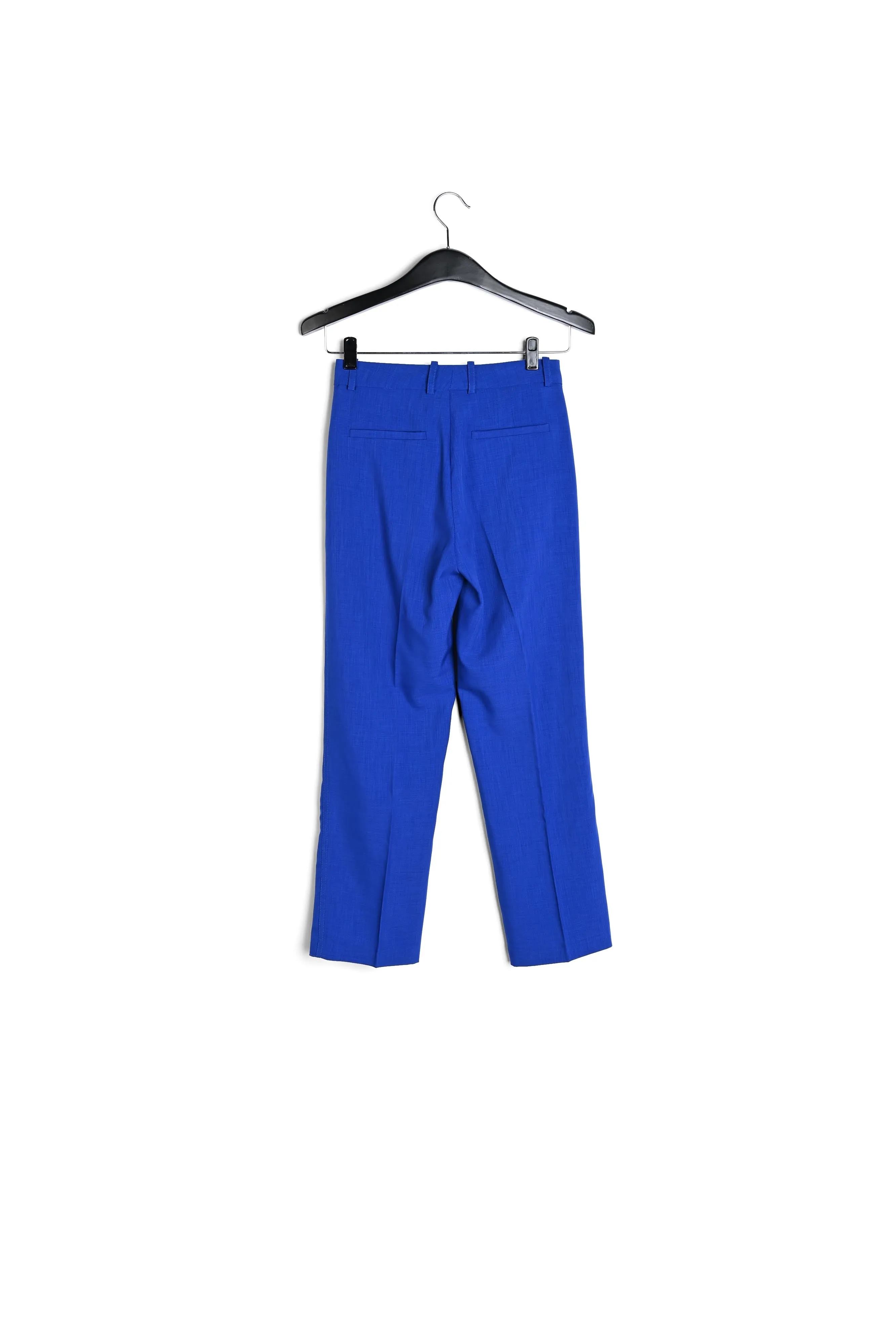 Blue tailored trousers