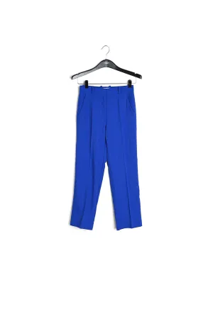 Blue tailored trousers