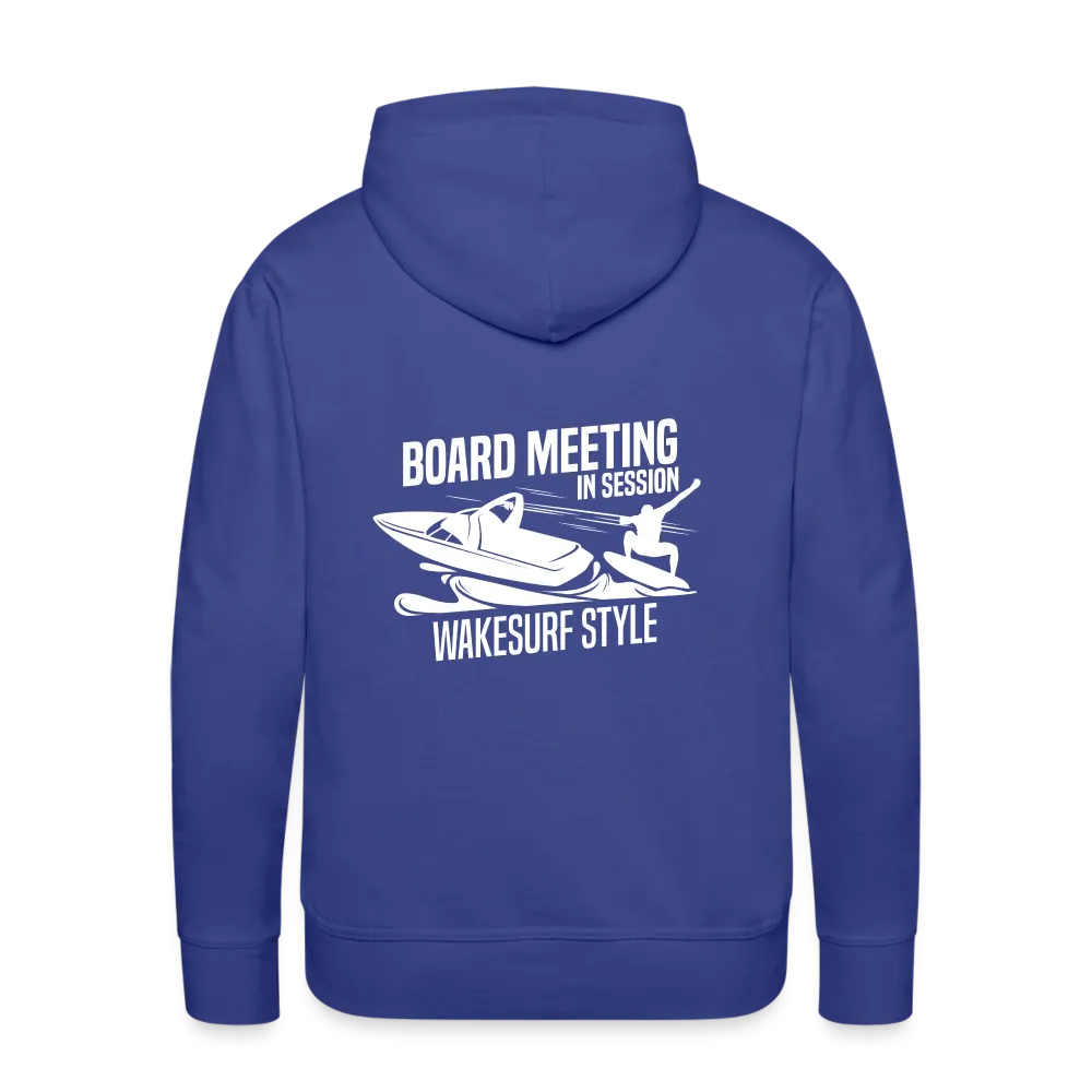 Board Meeting In Session Wakesurf Style Men’s Premium Hoodie