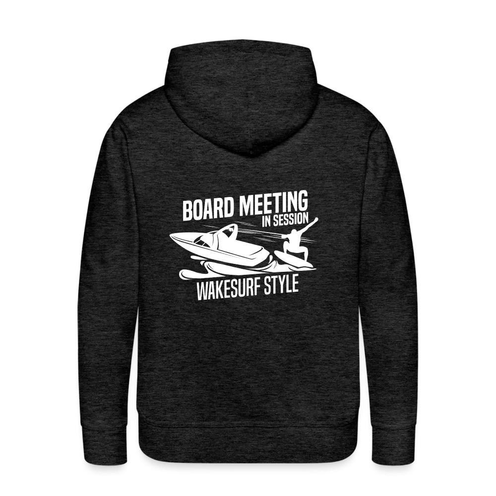 Board Meeting In Session Wakesurf Style Men’s Premium Hoodie
