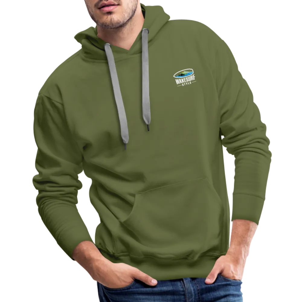 Board Meeting In Session Wakesurf Style Men’s Premium Hoodie
