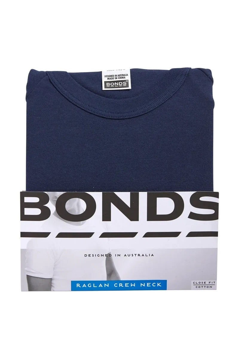Bonds Raglan Crew Neck | Navy