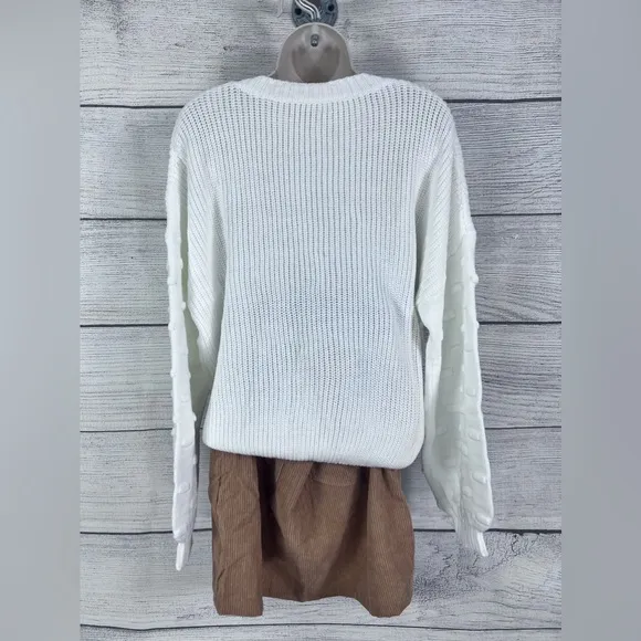 Boutique Brand Bubble Sleeve Knit Sweater 💗