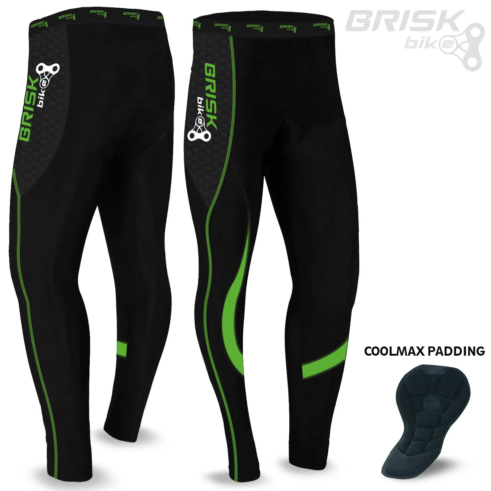 Brisk Bike Ladies Cycling Tights Padded Winter Thermal Pants Womens Bicycle Trousers, mountain bike trousers,padded mtb trousers, womens cycling bottoms