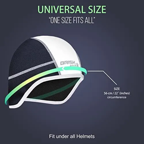 Brisk Bike Synthetic Cycling Cap Cycling Gear Cycle Helmets Winter Hats Biking, mtb skull cap, cycling skull cap, bicycle helmet cap, winter skull cap for cycling