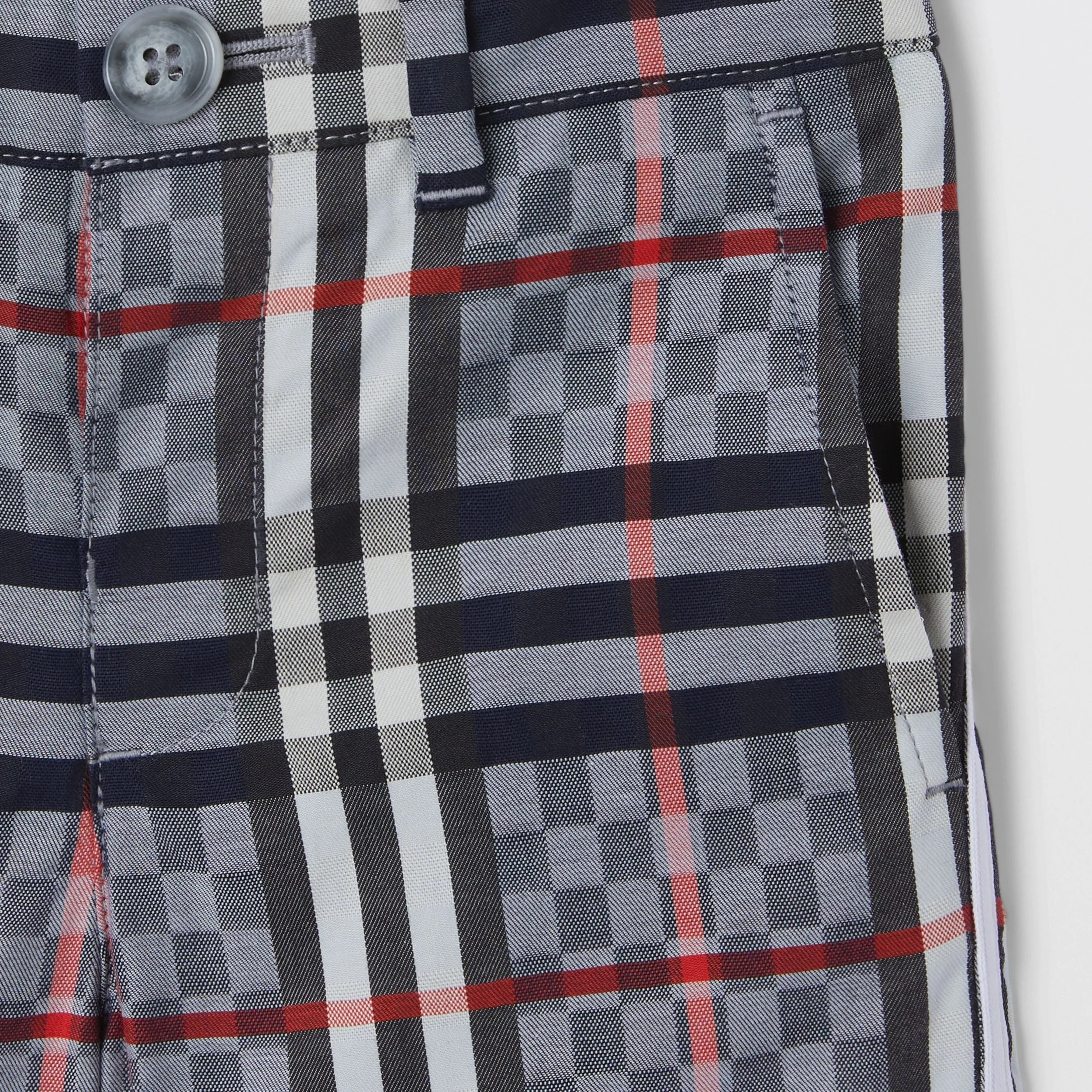 Burberry Baby Stretch Cotton Tailored Shorts