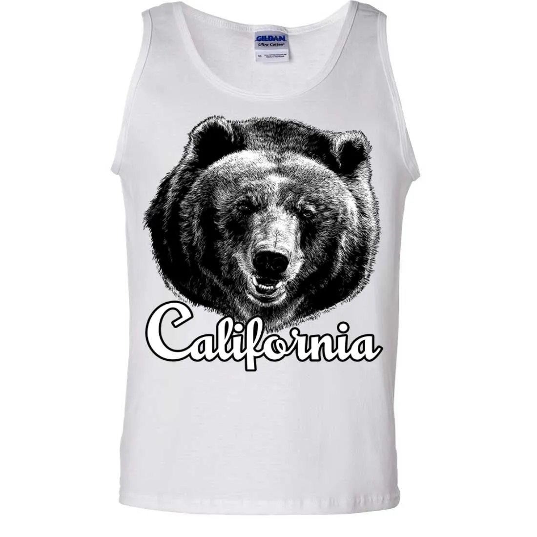 California Grizzly Bear Asst Colors Tank Top