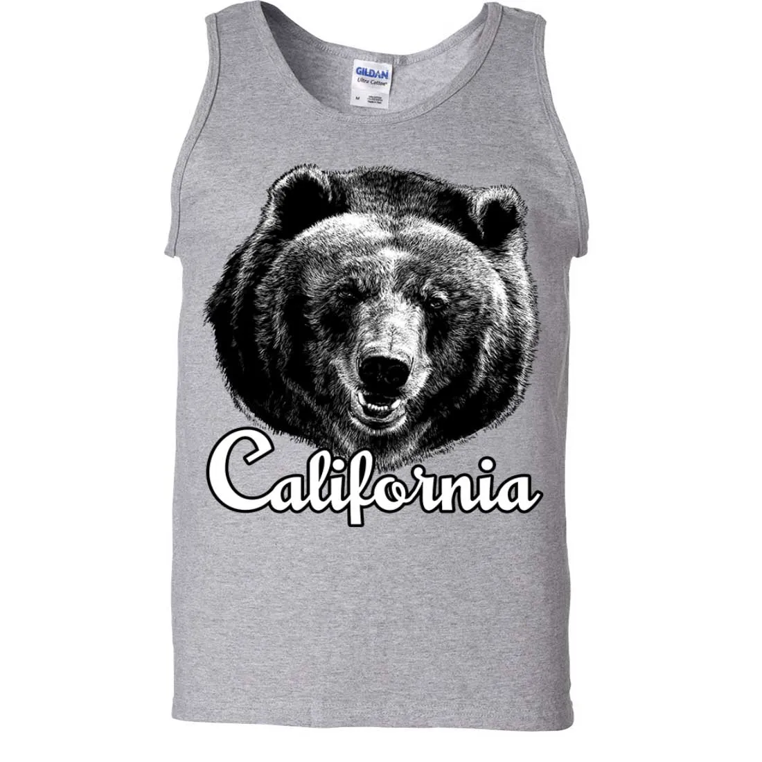 California Grizzly Bear Asst Colors Tank Top