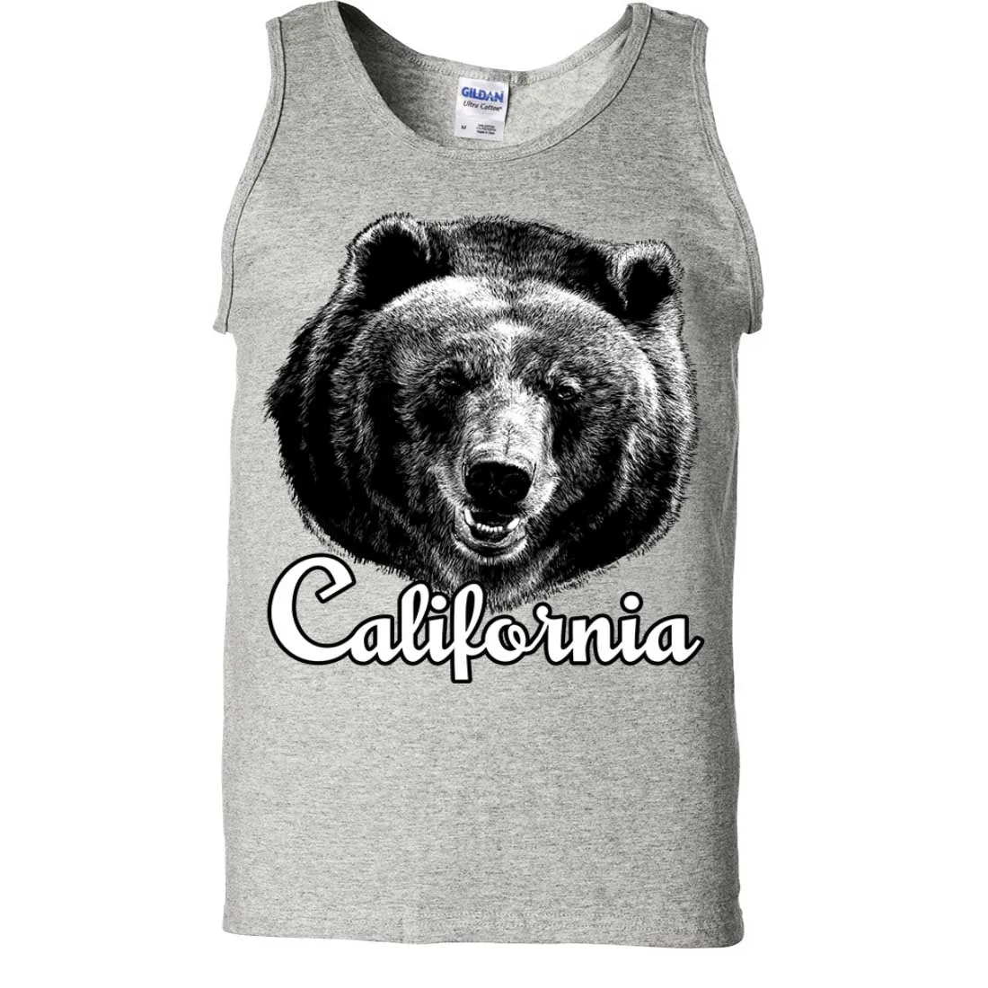 California Grizzly Bear Asst Colors Tank Top