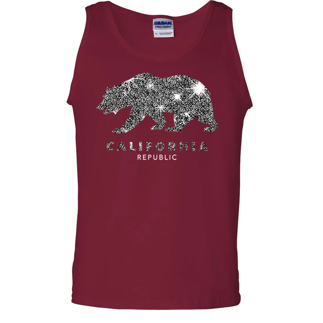 California Republic Sparkle Asst Colors Tank Top
