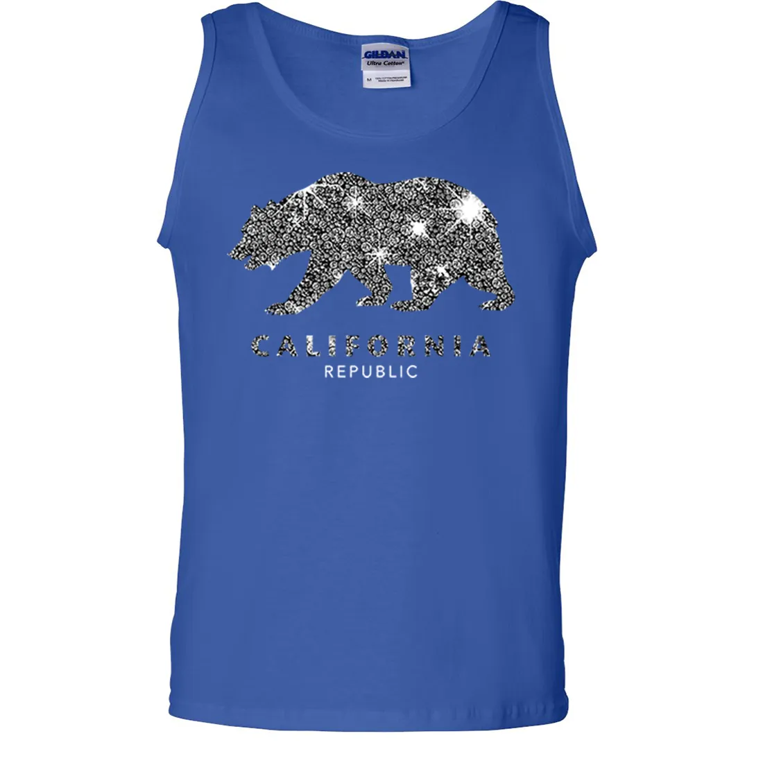 California Republic Sparkle Asst Colors Tank Top