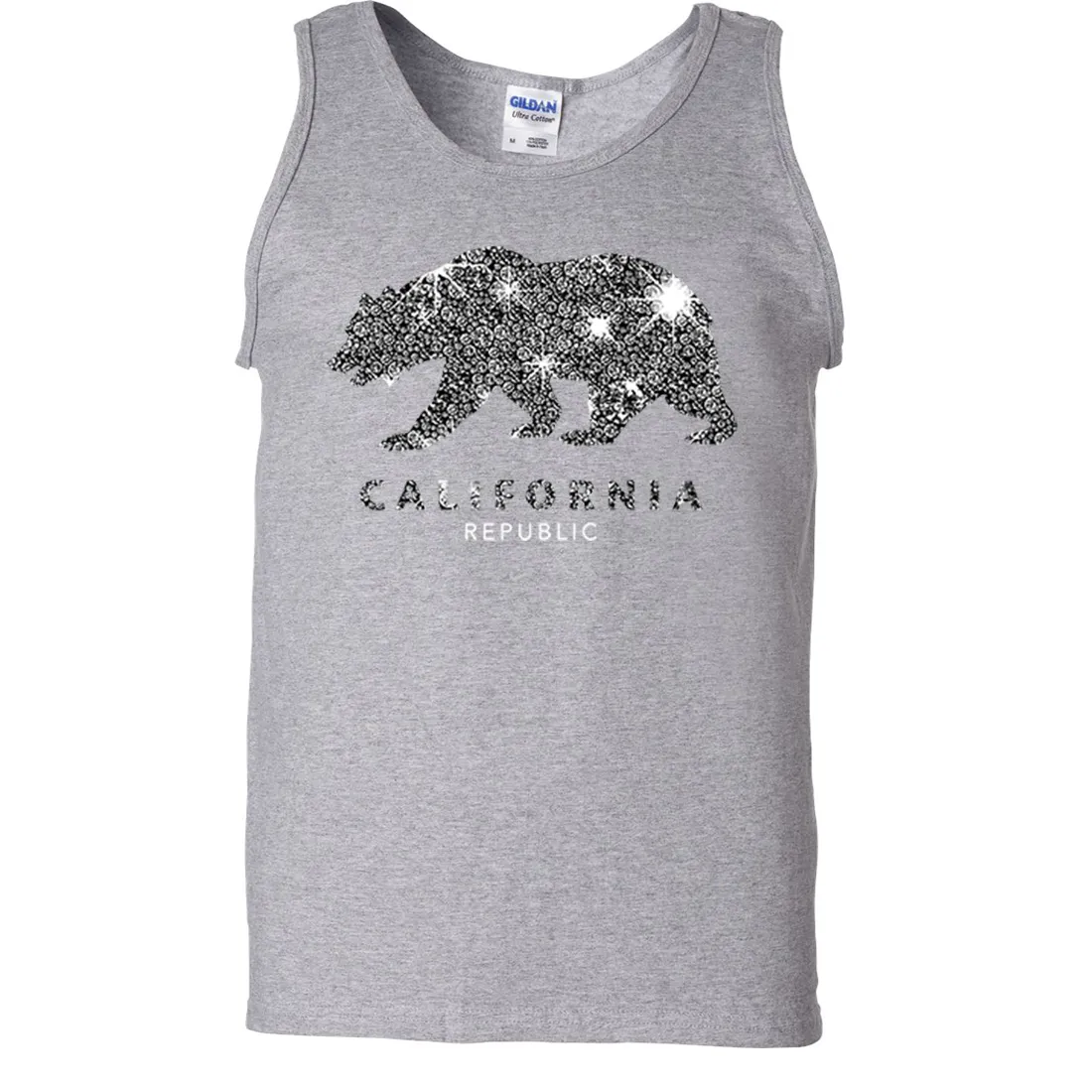 California Republic Sparkle Asst Colors Tank Top