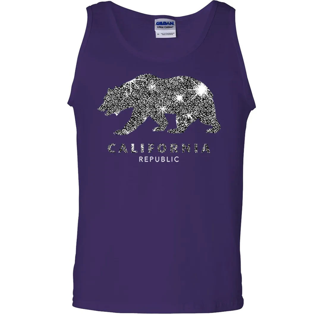 California Republic Sparkle Asst Colors Tank Top