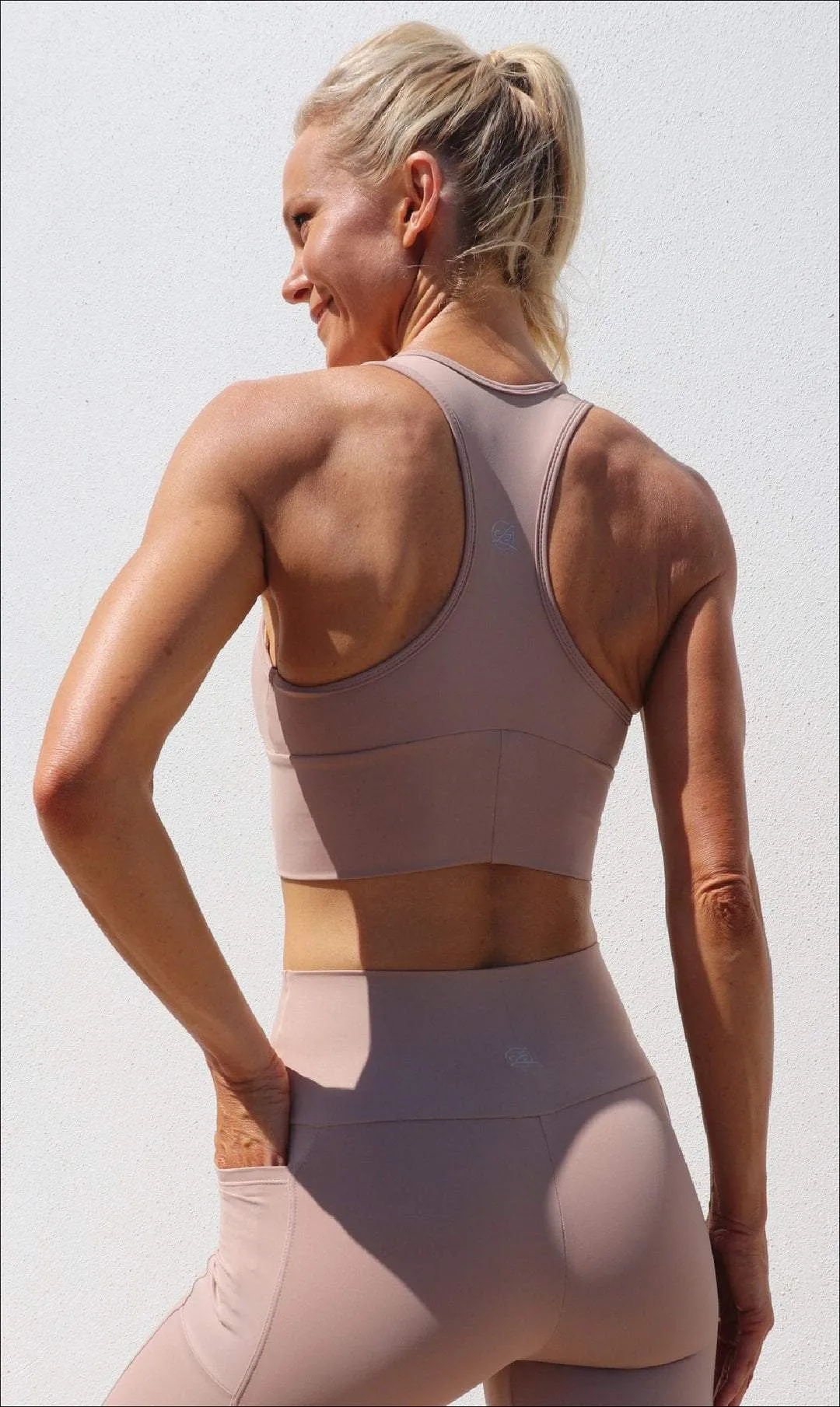 Cappuccino Body Luxe Racer Back Bra