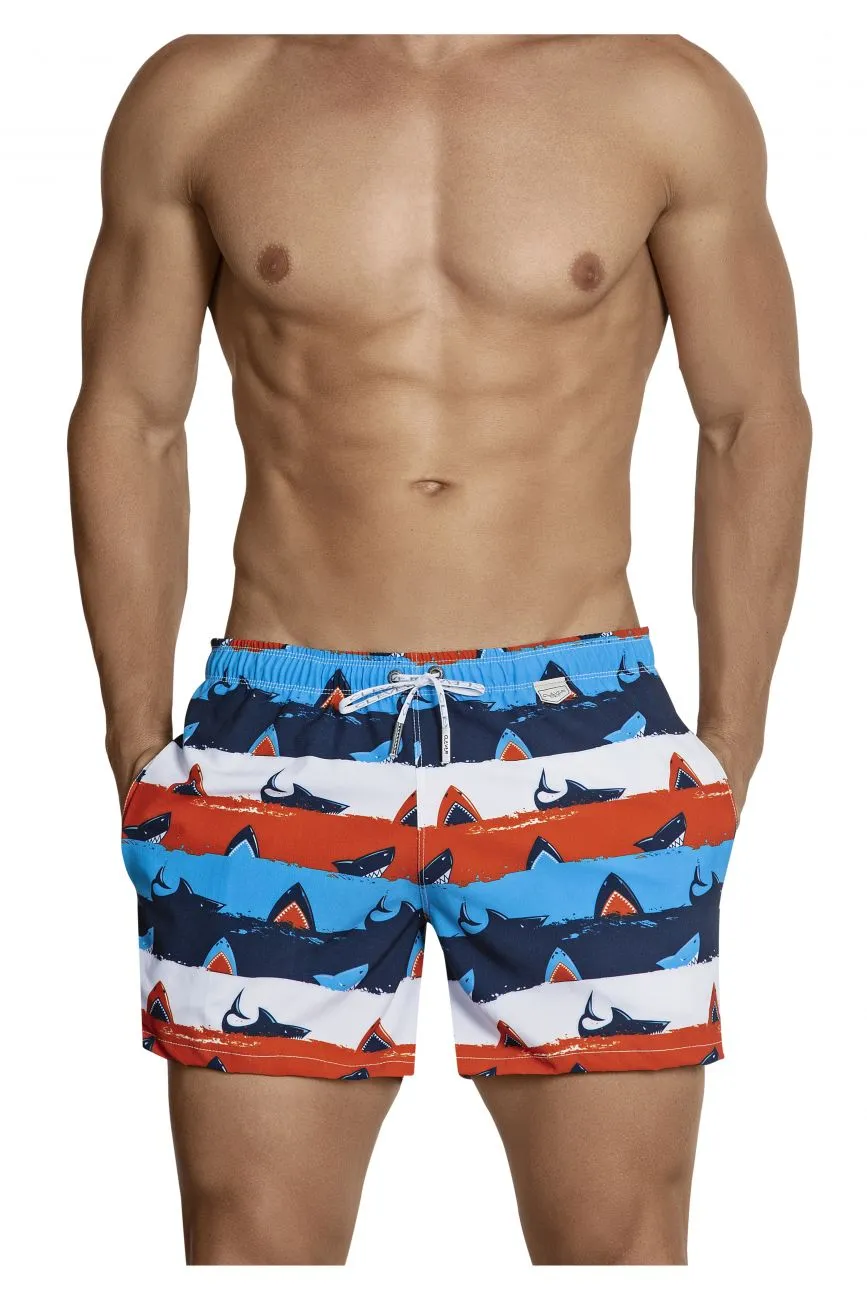 Clever 0698 Macrino Swim Trunks Red Multi