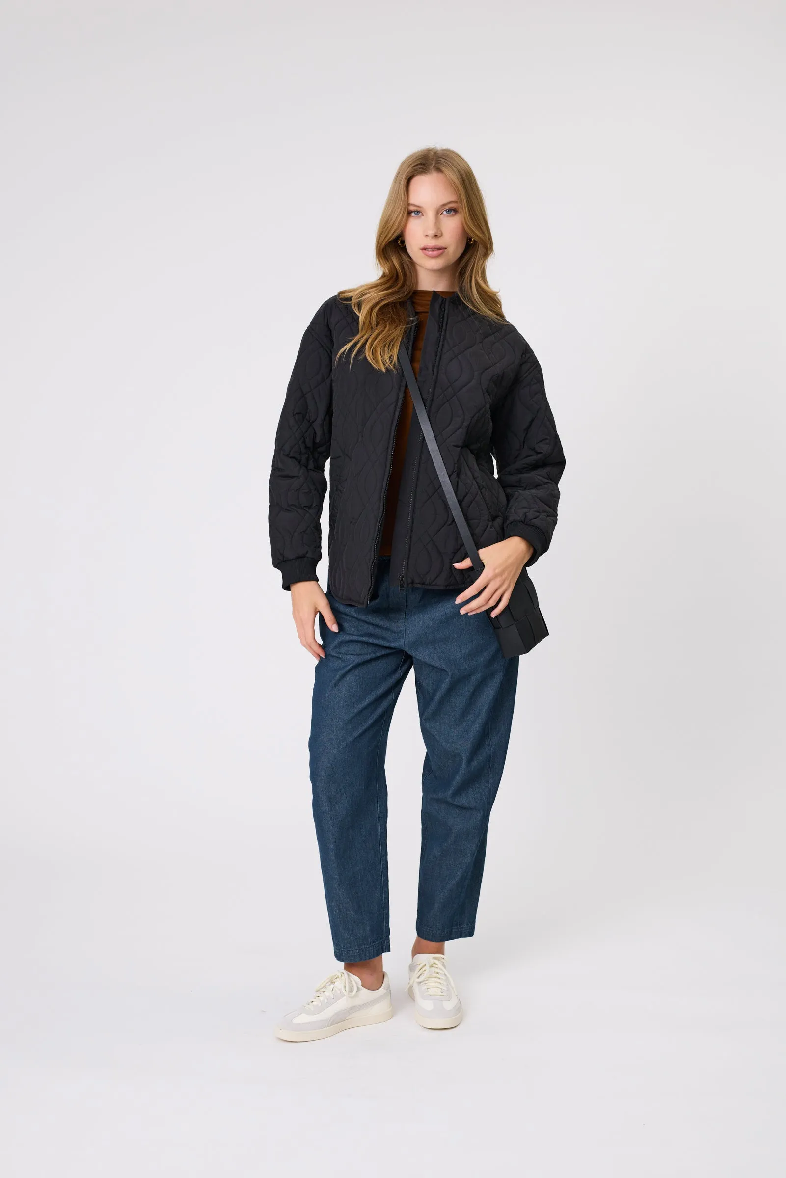Colorado Quilted Jacket -  Black