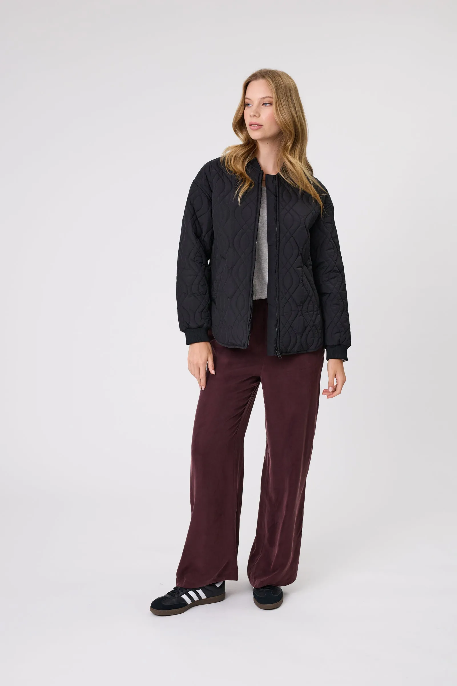 Colorado Quilted Jacket -  Black