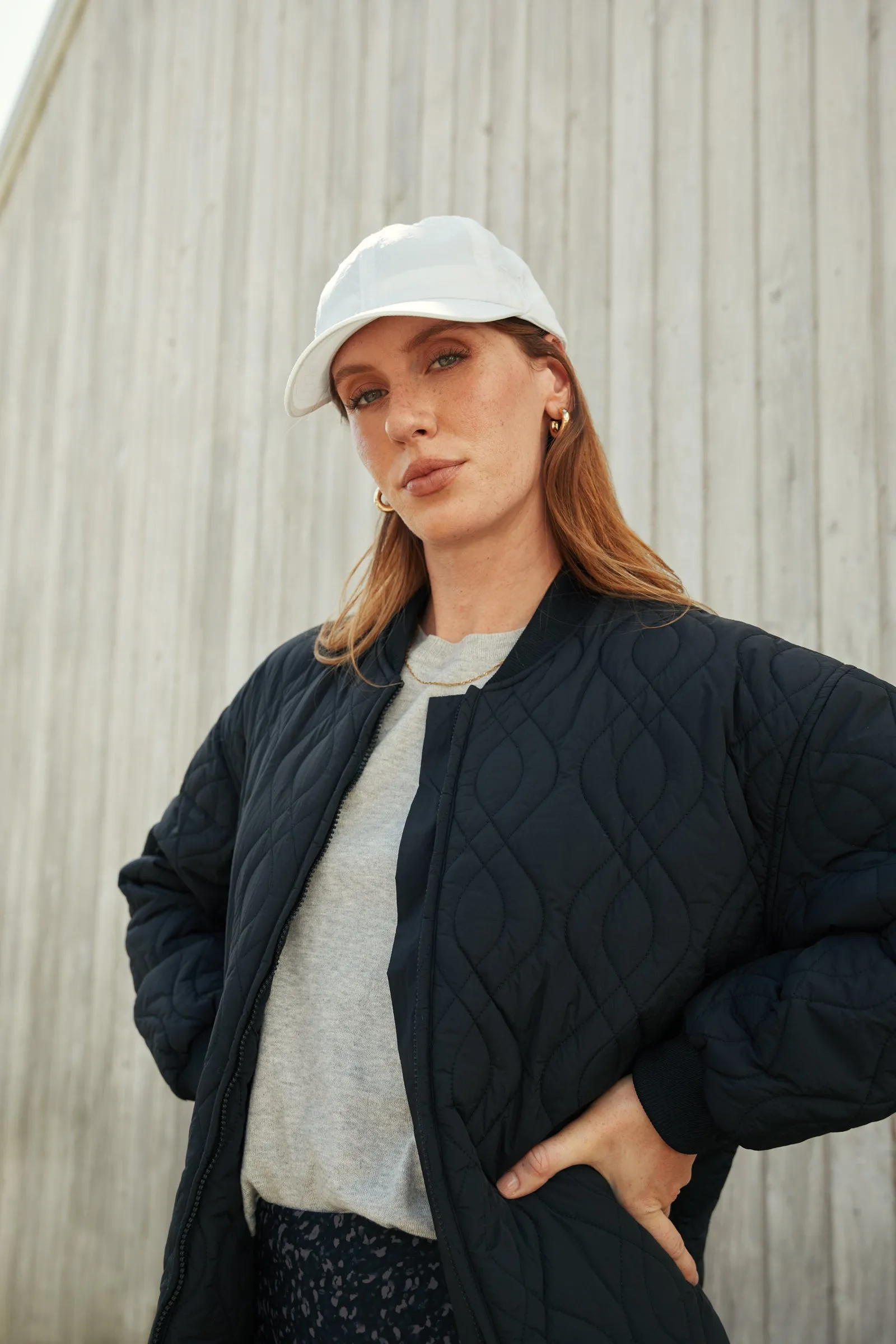 Colorado Quilted Jacket -  Black